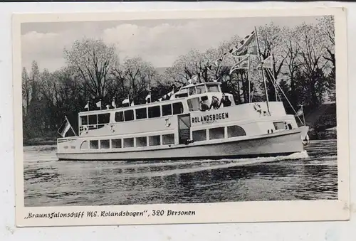 5480 REMAGEN - ROLANDSWERTH, Personenschiff "ROLANDSBOGEN" v. Ferdy Braun