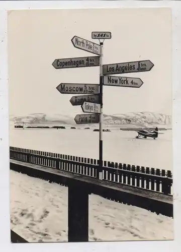 GRÖNLAND - AIRPORT / Danish Air Terminal, Sondre Stronfjord,1966
