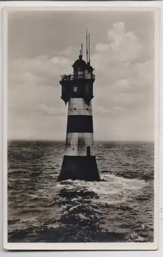 LEUCHTTÜRME / Lighthouse / Vuurtoren / Phare / Fyr - ROTER SAND, mit Leuchtturmwärter