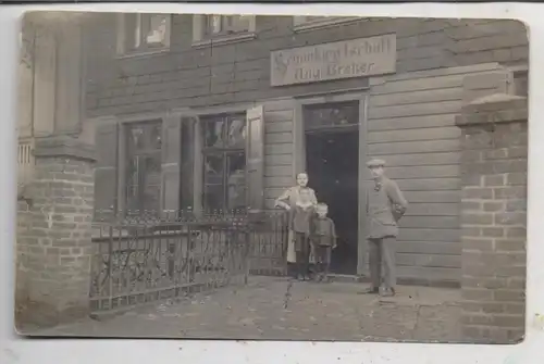 5600 WUPPERTAL - ELBERFELD, Photo-AK Schankwirtschaft August Breker, Haus - Nr.59, 1919, Kriegsgefangenenpost