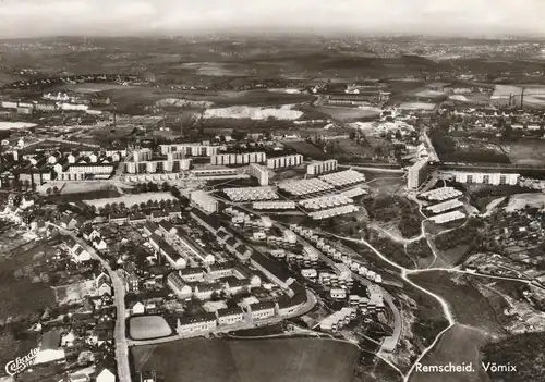 5630 REMSCHEID - VÖMIX, Siedlung, Luftaufnahme, 1963