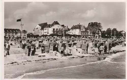 2400 LÜBECK - TRAVEMÜNDE, Strandleben 1952