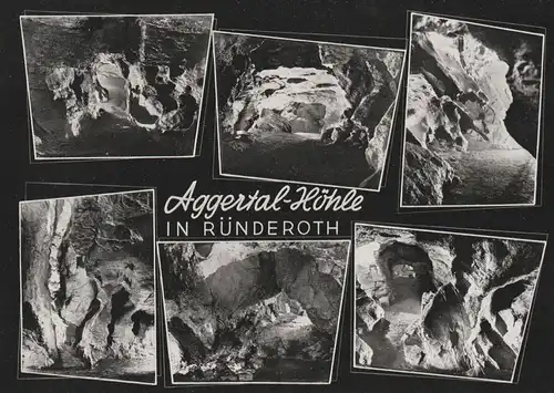 5250 ENGELSKIRCHEN - RÜNDEROTH, Aggertal - Höhle 1965