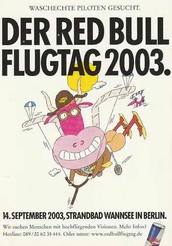 1000 BERLIN - WANNSEE, RED BULL Flugtag 2003