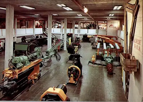 4630 BOCHUM, Bergbau - Museum, Großmaschinen Halle