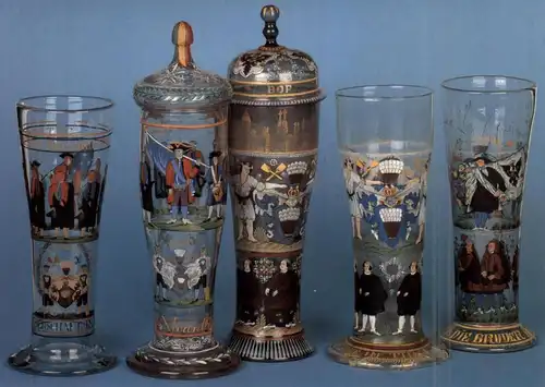 4630 BOCHUM, Bergbau - Museum, Hallorengläser