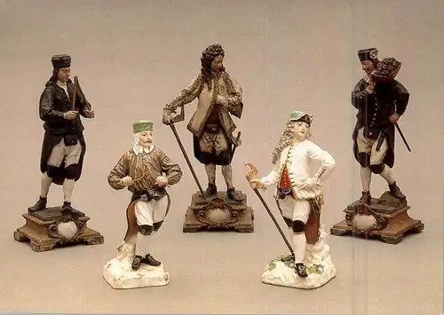 4630 BOCHUM, Bergbau - Museum, Porzellanfiguren Meissen