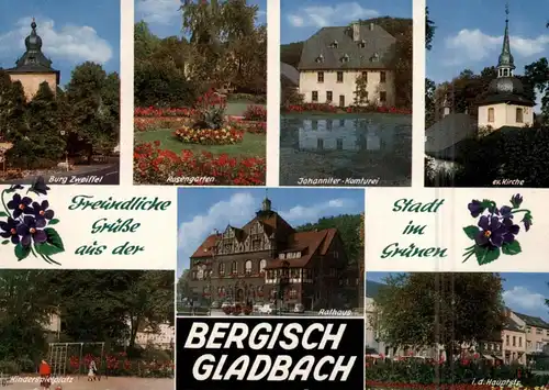 5060 BERGISCH GLADBACH, Mehrbild - AK