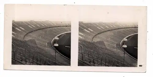 1000 BERLIN - CHARLOTTENBURG, Olympiastadion, Stereophoto aus Raumbildalbum