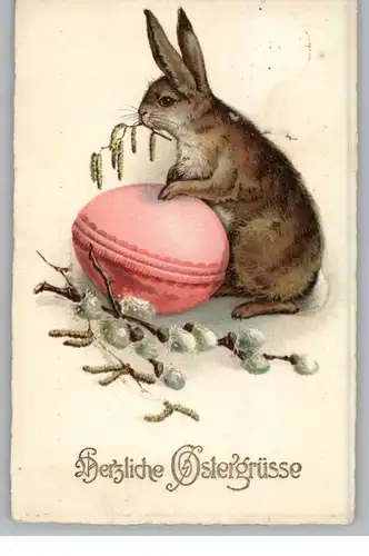 OSTERN - Hase mit rosa Ei, 1929
