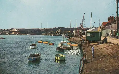 UK - ENGLAND - WEST SUSSEX - LITTLEHAMPTON, Harbour & River Arun from East Bank