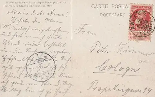 B 2000 ANTWERPEN, Panorama, 1905