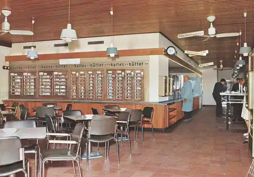 6143  LORSCH, Autobahn Raststätte Ost, 1968, Self - Service