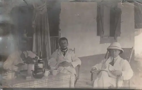 CONGO - KASAI, Belgische Beamte, 1913, Photo-AK