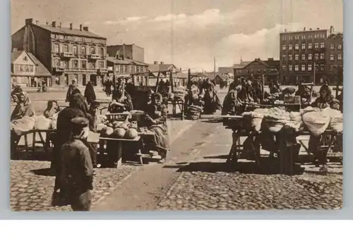 UKRAINE - KOWEL, Marktszene, deutsche Feldpost 1915