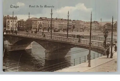 B 4000 LIEGE / LÜTTICH, Pont de la Boverie, 1914, deutsche Feldpost