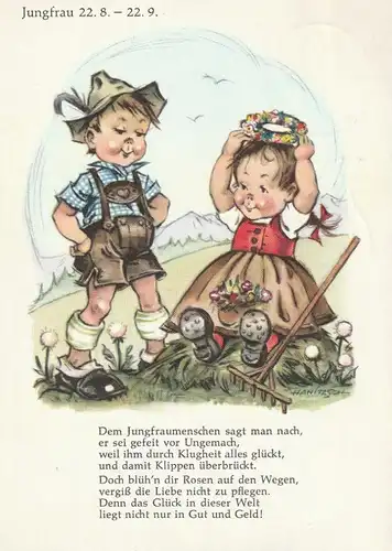 KINDER -Tierkreiszeichen Jungfrau, Künstler Hanitzsch