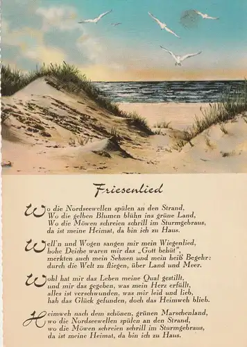 MUSIK - LIEDER, "FRIESENLIED"