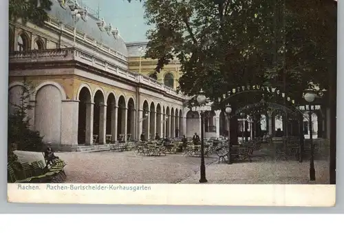 5100 AACHEN - BURTSCHEID, Burtscheider Kurhausgarten, 1906