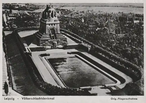0-7000 LEIPZIG, Völkerschlachtdenkmal, 1951