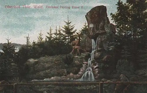 0-6055 OBERHOF, Denkmal Herzog Ernst II