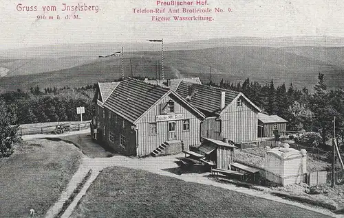 0-6083 BROTTERODE, Preussischer Hof auf dem Inselsberg