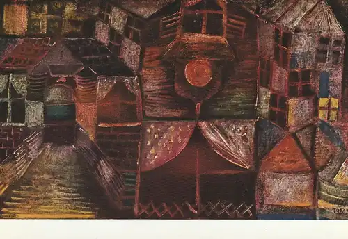 KÜNSTLER - ARTIST - PAUL KLEE, "Casa di notte"