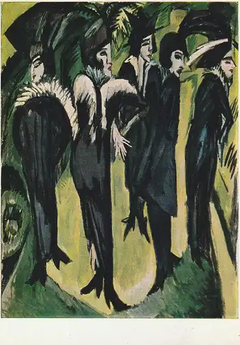 5000 KÖLN, Wallraf-Richartz-Museum, Ernst Ludwig Kirchner, "Fünf Frauen auf der Strasse"