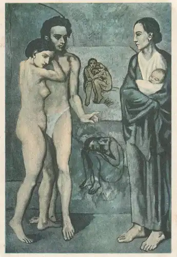 KÜNSTLER - ARTIST - PABLO PICASSO, "La vie"