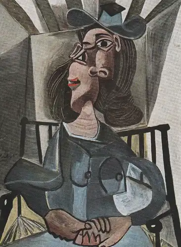 KÜNSTLER - ARTIST - PABLO PICASSO, "Donna ion poltrona"