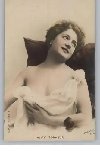 THEATER - ALICE BONHEUR, Schauspielerin, Photograph Reutlinger - Paris