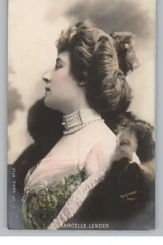THEATER - MARCELLE LENDER, Schauspielerin, Photograph Reutlinger - Paris