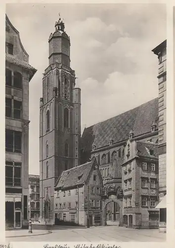 NIEDER - SCHLESIEN - BRESLAU, Elisabethkirche, 1926, DKV Deutscher Kunst Verlag