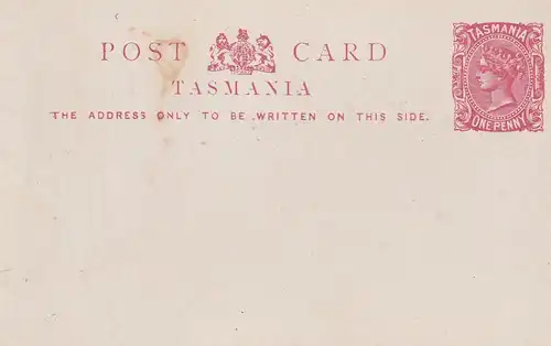 TASMANIA - 1894, Postal Stationery HG 5, Tasmanian International Exhibition