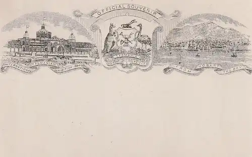 TASMANIA - 1894, Postal Stationery HG 5, Tasmanian International Exhibition