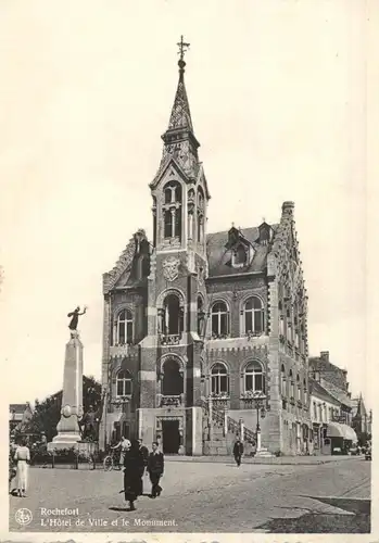 B 5580 ROCHEFORT, L'Hotel de Ville et le Monument