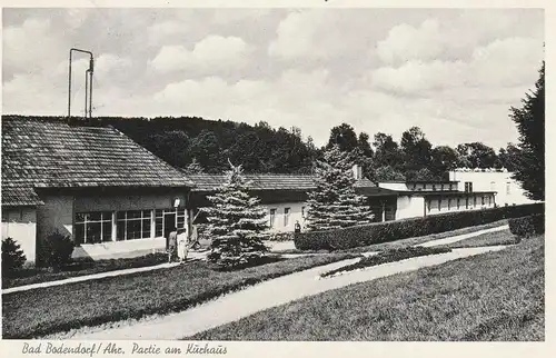 5485 SINZIG - BAD BODENDORF, Partie am Kurhaus, 1961