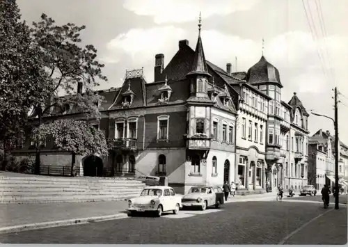 0-5603 DINGELSTÄDT/ Eichsfeld, Rathaus, Geschwister - Scholl - Strasse, Trabant