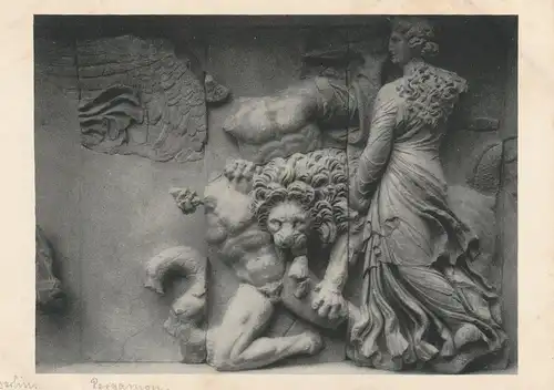 1000 BERLIN, Pergamonmuseum, Der Altar von Pergamon, Nordfries, 1931