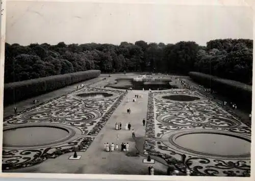 5040 BRÜHL, Schloss, Gartenpartie vor der Südfront, DKV Deutscher Kunst Verlag