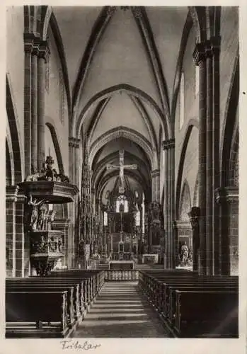 3580 FRITZLAR, Stiftskirche St. Peter, Mittelschiff, DKV Deutscher Kunst Verlag