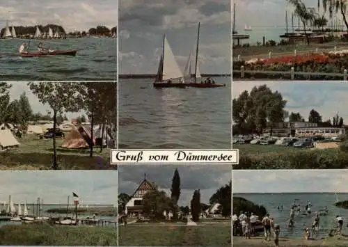 2844 LEMFÖRDE - HÜDE, Campingplatz Dümmer, 1965