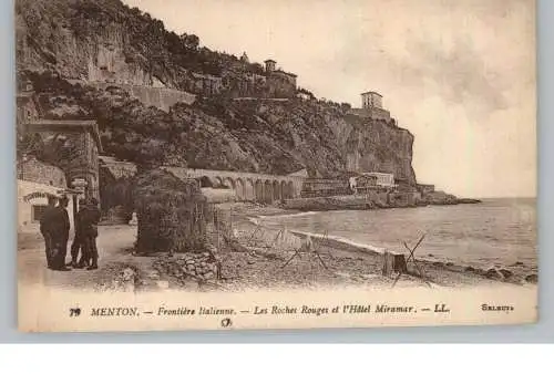 ZOLL / GRENZE - Italien - Frankreich bei Menton, Louis Levy # 79