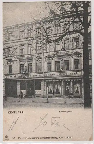 4178 KEVELAER, Gasthof zu  den silbernen und goldenen Schlüsseln, 1905