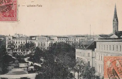 0-1200 FRANKFURT / Oder, Wilhemplatz, GLOBUS-Tauschkarte