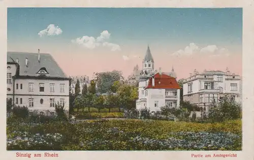 5485 SINZIG, Amtsgericht und Umgebung, 1923