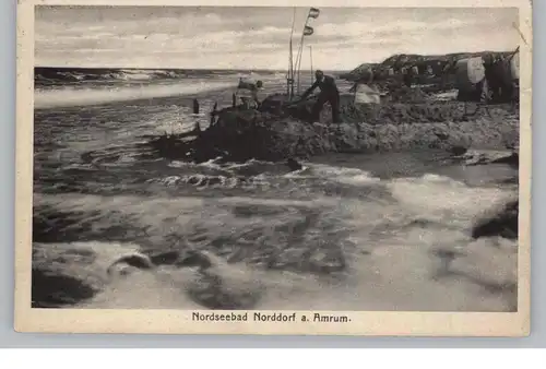 2278 NORDDORF / AMRUM, "Rettet die Sandburg", 1929