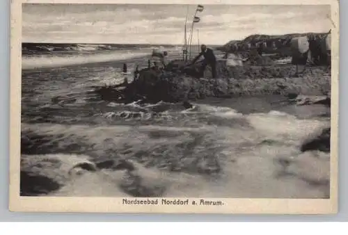 2278 NORDDORF / Amrum, "Rettet die Sandburg", 1929