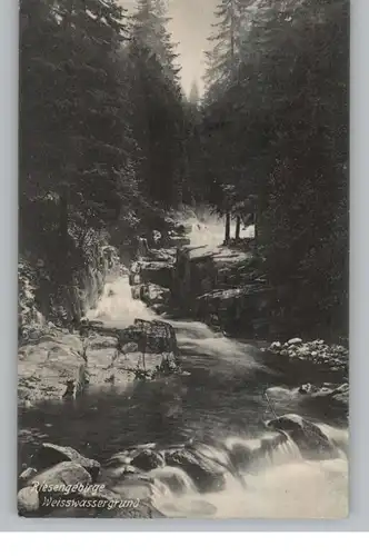 BÖHMEN & MÄHREN - SPINDLERMÜHLE / SPINDLERUV MLYN, Weisswassergrund, 1911