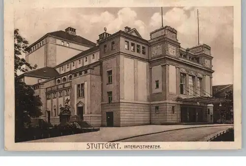 7000 STUTTGART, Interimstheater, 1910